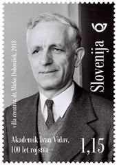 #1258 Slovenia - Ivan Vidav, Mathematician (MNH)