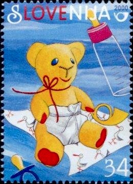 #383 Slovenia - 2000 Love, Valentine's Day (MNH)