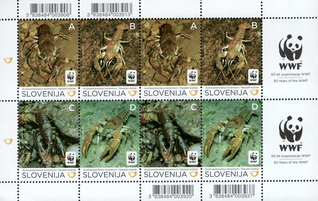 #896 Slovenia - Worldwide Fund for Nature (WWF) M/S (MNH)