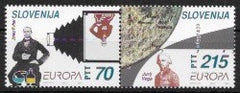 #195a Slovenia - 1994 Europa: Great Discoveries, Pair (MNH)
