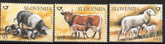 #533-535 Slovenia - Farm Animals, set of 3 (MNH)