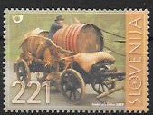 #539 Slovenia - Wooden Cart (MNH)
