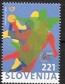 #549 Slovenia - Sixth Men's European Handball Championships (MNH)