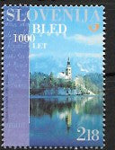 #552 Slovenia - Bled, 1000th Anniv. (MNH)