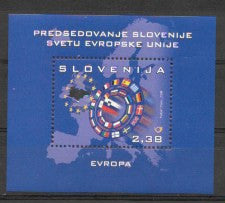 #741 Slovenia - Slovenian Presidency of the European Union Council of Ministers S/S (MNH)
