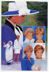 #2496-2497 St. Vincent - 1997 Diana, Princess of Wales, 2 M/S (MNH)