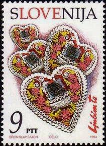 #189 Slovenia - 1994 Love (MNH)
