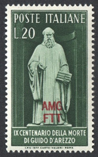 #80 Trieste (Zone A) - Italy, No. 541 Overprinted in Carmine (MNH)