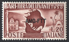 #81 Trieste (Zone A) - Italy, No. 542, Overprinted Type "g" (MNH)