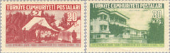 #1158-1159 Turkey - Battle First Aid Station (MNH)