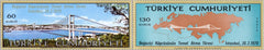 #1830-1831 Turkey - Bosphorus Bridge (MNH)