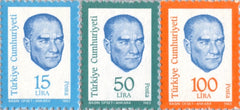 #2263-2265 Turkey - Kemal Ataturk (MNH)