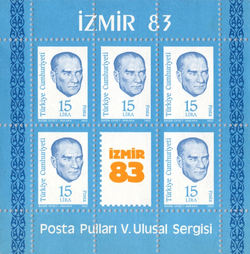 #2263a Turkey - Kemal Ataturk M/S (MNH)