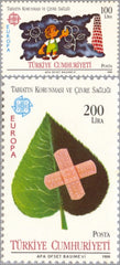 #2345-2346 Turkey - 1986 Europa: Nature Preservation (MNH)