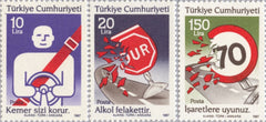 #2368-2370 Turkey - Road Safety (MNH)