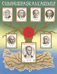 #2396 Turkey - Presidents, Imperf. S/S (MNH)