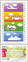 #2403-2404 Turkey - 1988 Europa: Transport and Communication (MNH)
