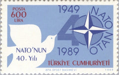 #2439 Turkey - NATO, 40th Anniv. (MNH)