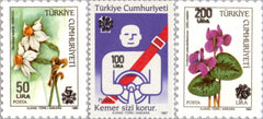 #2465-2467 Turkey - Nos. 2301, 2368 and 2284 Surcharged (MNH)