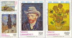 #2481-2484 Turkey - Paintings by Vincent Van Gogh (MNH)
