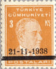 #811-816 Turkey - Stamps of 1931-38 Overprinted in Black (MNH)