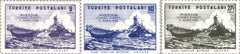 #940-942 Turkey - Visit of the USS Missouri to Istanbul (MNH)