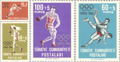 #B103-B106 Turkey - 18th Olympic Games, Tokyo (MNH)