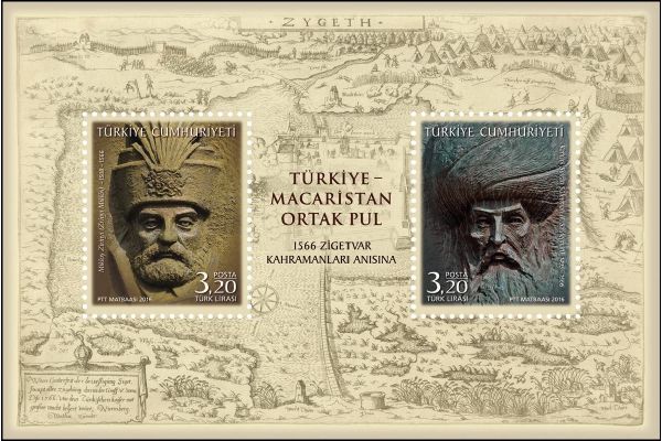 #3522 Turkey - Leaders of the Battle of Szigetvar S/S (MNH)