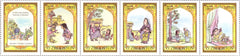 #904 Uzbekistan - Scenes From Folk Tale, Zumrad and Kimmat, Strip of 5 + Label (MNH)