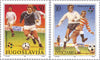 #2038-2039 Yugoslavia - 1990 World Cup Soccer Championships, Italy (MNH)