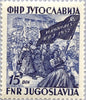#369-372 Yugoslavia - Marching Workers and Congress Flag (MNH)