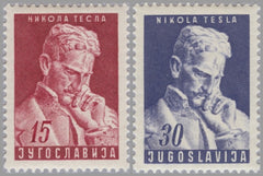#373-374 Yugoslavia - Nikola Tesla (MNH)