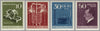 #448-451 Yugoslavia - Birth Cent. of Nikola Tesla (MLH)