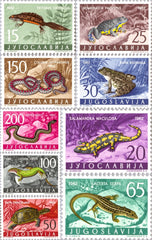 #663-671 Yugoslavia - Animal Type of 1960 (MNH)