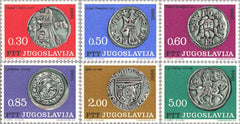 #848-853 Yugoslavia - Medieval Coins (MNH)