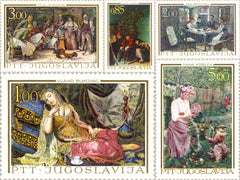 #895-899 Yugoslavia - Paintings (MNH)