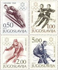 #900-903 Yugoslavia - 1968 Winter Olympics (MNH)