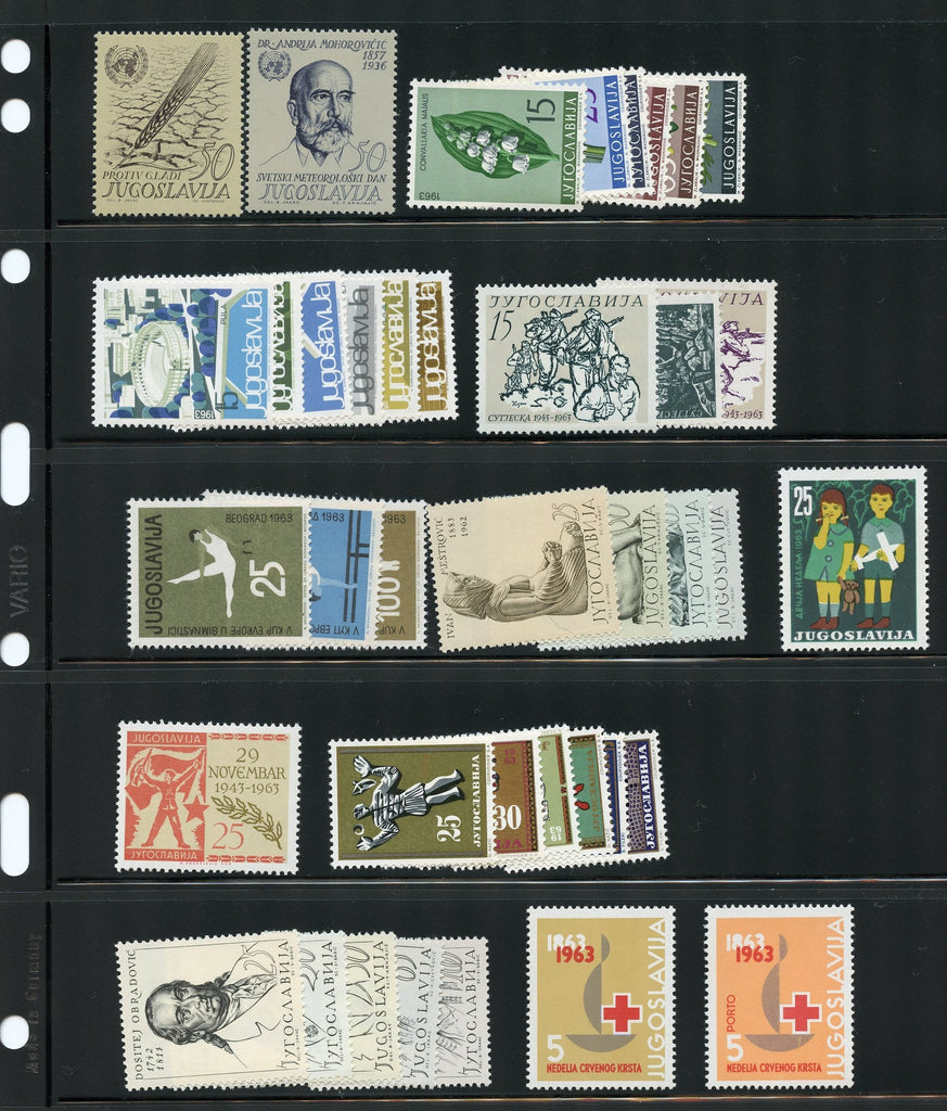1963 Yugoslavia Year Set (MNH)