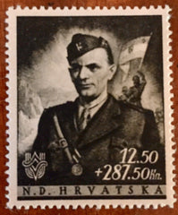 #B63 Croatia - Jure Francetic (MNH)