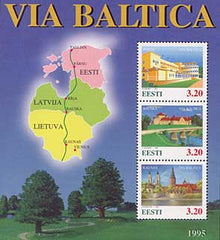 #289 Estonia - Via Baltica Highway Project S/S (MNH)
