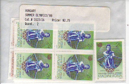 #3123-3126 Hungary - 1988 Summer Olympics (MNH)