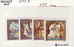 #3195-3198 Hungary - Caves, Set of 4 (MNH)