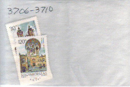 #3706-3710 Hungary - Houses of Worship (MNH)