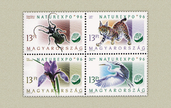 #3541a Hungary - Nature Expo '96, Block of 4 (MNH)