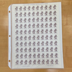 Provisional stamps - 1992 - sheets