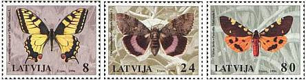 #423-425 Latvia - Nature Museum (MNH)