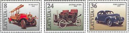 #426-428 Latvia - Car Production (MNH)