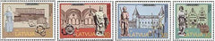 #454-457 Latvia - City of Riga, 800th Anniv. (MNH)