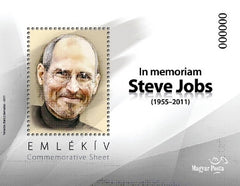 Hungary - 2012 Steve Jobs Commemorative Sheet (MNH)